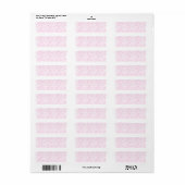 Étiquette Adresse de retour (Feuille entière)