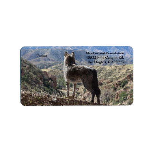 Étiquette Adresse de retour (Devant)