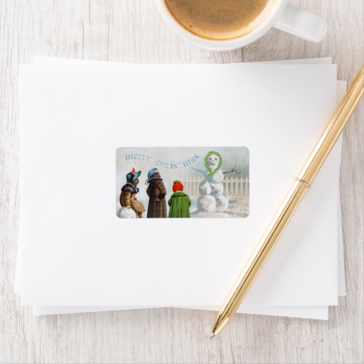 Étiquette Adresse de retour (En situation)