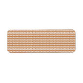 Étiquette Adresse de retour (Devant)