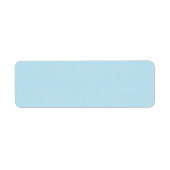 Étiquette Adresse de retour (Devant)