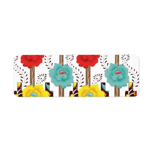 Étiquette Adresse de retour (Devant)