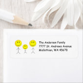 Étiquette Adresse de retour (En situation)