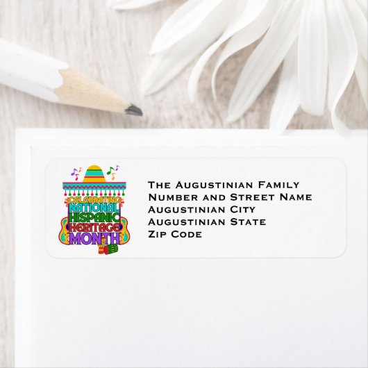 Étiquette Adresse de retour (En situation)