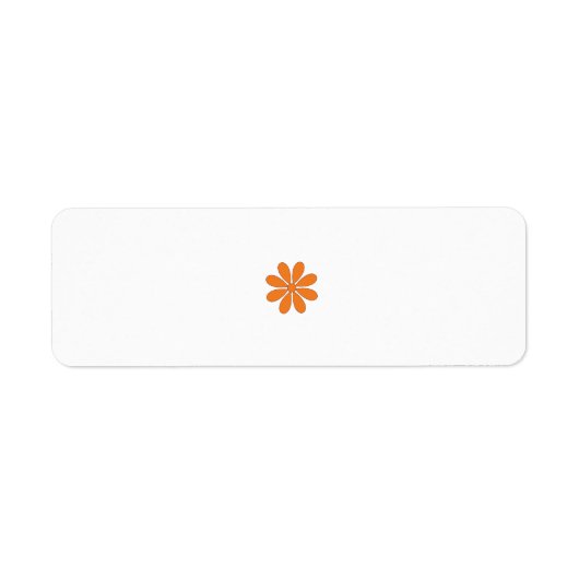 Étiquette Adresse de retour (Devant)