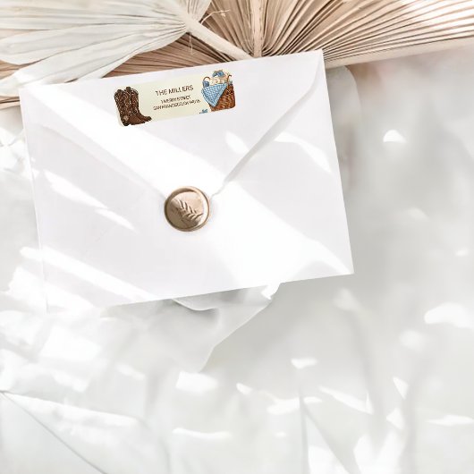 Étiquette Adresse de retour