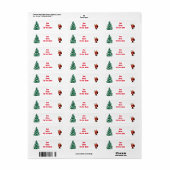 Étiquette Adresse de retour