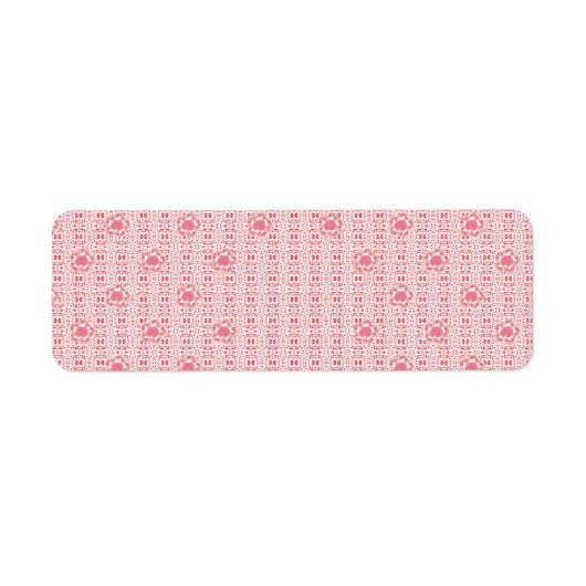 Étiquette Adresse de retour (Devant)