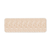 Étiquette Adresse de retour (Devant)