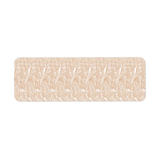 Étiquette Adresse de retour (Devant)