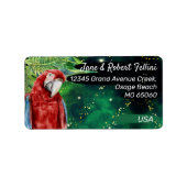 Étiquette Adresse de retour (Devant)