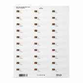 Étiquette Adresse de retour (Feuille entière)