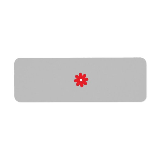 Étiquette Adresse de retour (Devant)