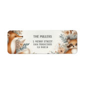 Étiquette Adresse de retour (Devant)