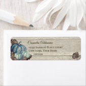 Étiquette Adresse de retour (En situation)