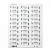 Étiquette Adresse de retour (Feuille entière)