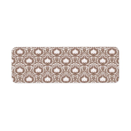 Étiquette Adresse de retour (Devant)