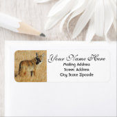 Étiquette Adresse de retour Coyote (En situation)