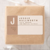 Étiquette Adresse de retour Creative unique Expédition (En situation)