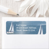 Étiquette Adresse de retour de départ (En situation)