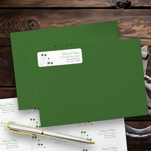 Étiquette Adresse de retour de la Fête des mariées de fermet