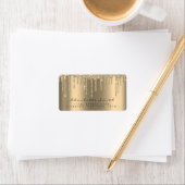 Étiquette Adresse de retour de la nuptiale de l'événement Dr (En situation)