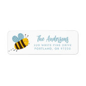 Étiquette Adresse de retour de l'abeille (Devant)