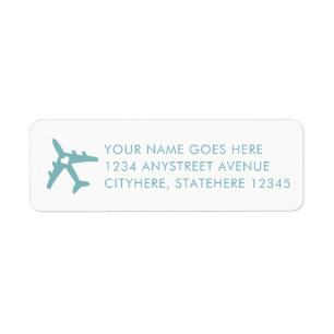 Étiquette Adresse de retour de mariage de destination de cou