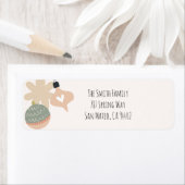 Étiquette Adresse de retour de Noël (En situation)