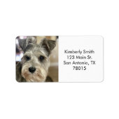 Étiquette Adresse de retour de photo personnalisée (Devant)