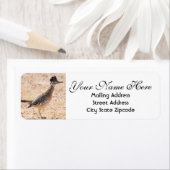 Étiquette Adresse de retour de Roadrunner (En situation)