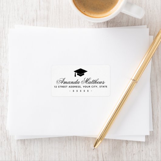 Étiquette Adresse de retour de script élégante de la limite (En situation)