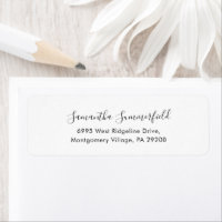 Adresse de retour de script moderne simple