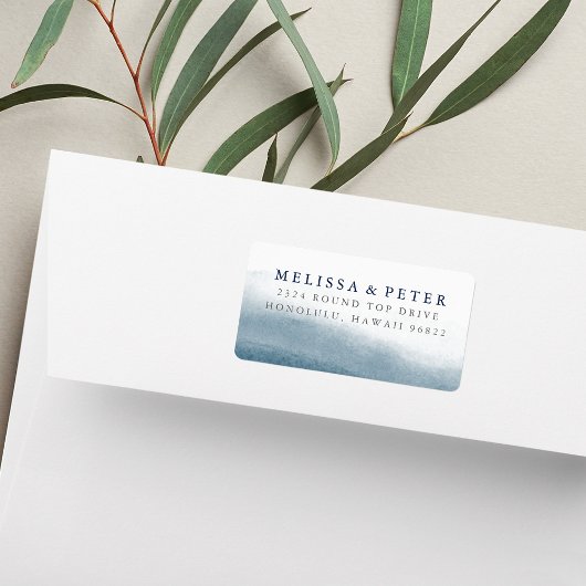 Étiquette Adresse de retour des marées surdimensionnées