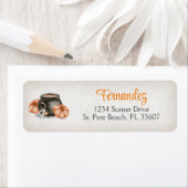 Étiquette Adresse de retour du Citrouille Cauldron (En situation)