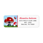 Étiquette Adresse de retour du domicile Gnome (Devant)