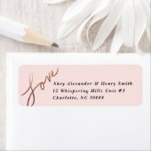 Étiquette Adresse de retour du fichier d'amour scripté (En situation)