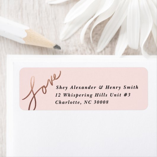 Étiquette Adresse de retour du fichier d'amour scripté (En situation)