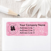 Étiquette Adresse de retour du logo commercial de Parties sc (En situation)