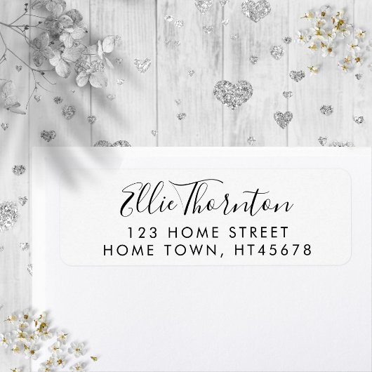 Étiquette Adresse de retour du nom de script