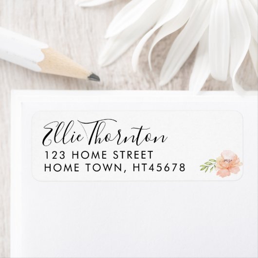 Étiquette Adresse de retour du nom de script (En situation)