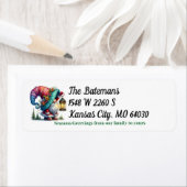 Étiquette Adresse de retour Gnome (En situation)