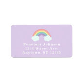 Étiquette Adresse de retour Magic Rainbow (Devant)