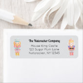 Étiquette Adresse de retour Nutcracker (En situation)