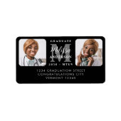 Étiquette Adresse de retour personnalisée pour la 2e année (Devant)