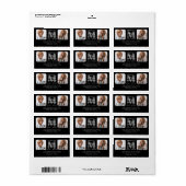 Étiquette Adresse de retour personnalisée pour la 2e année (Feuille entière)