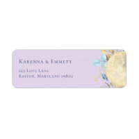 Adresse de Retour pour Baby Shower : Lune Fantaisi