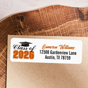 Étiquette Adresse de retour pour la promotion Orange 2026