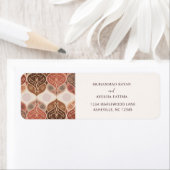 Étiquette Adresse de retour pour mariage islamique Nikkah él (En situation)