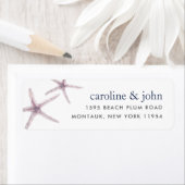 Étiquette Adresse de retour Sea Star (En situation)